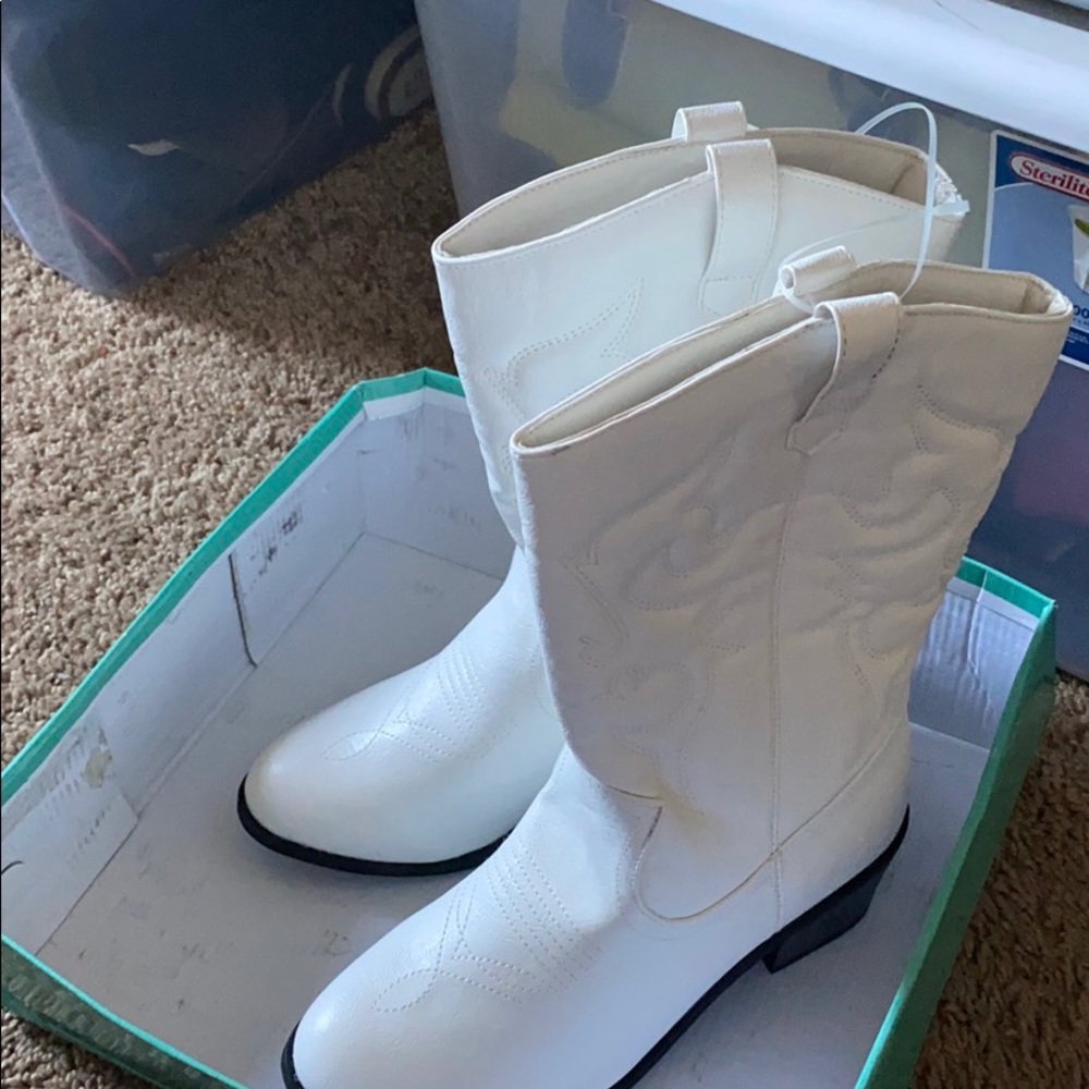 White boots